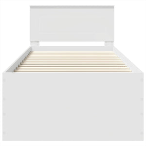 Struttura del letto Bianco 90 x 200 cm Legno multistrato 3408620