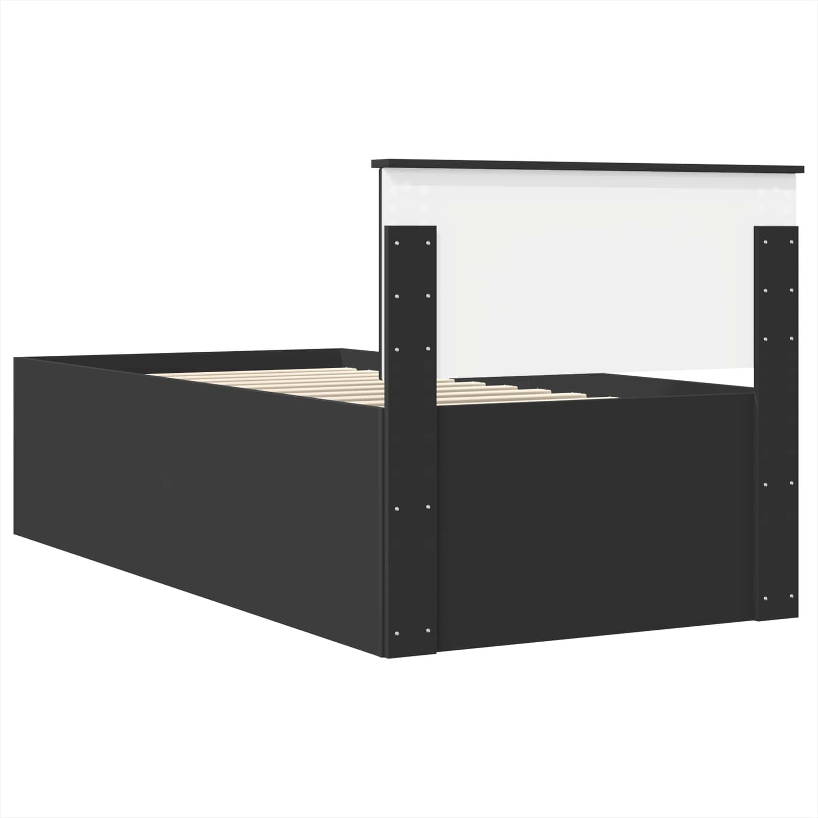 Struttura del letto Nero 90 x 200 cm Legno multistrato 3408621