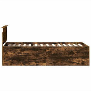 Struttura del letto Rovere fumé 90 x 200 cm Legno multistrato 3408624