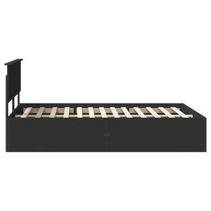 Struttura del letto Nero 160 x 200 cm Legno multistrato 3408649