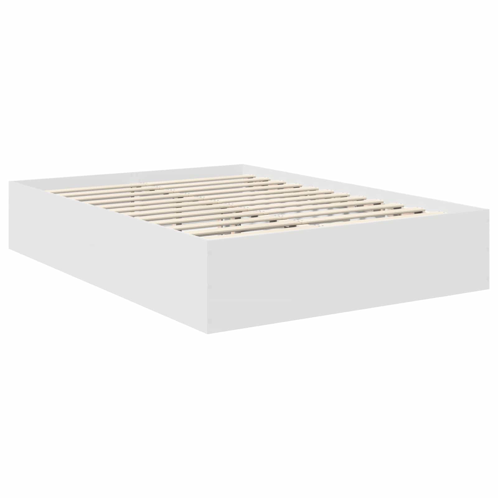 Struttura del letto Bianco 150 x 200 cm Legno multistrato 3408655