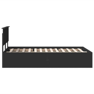 Struttura del letto Nero 120 x 190 cm Legno multistrato 3408684