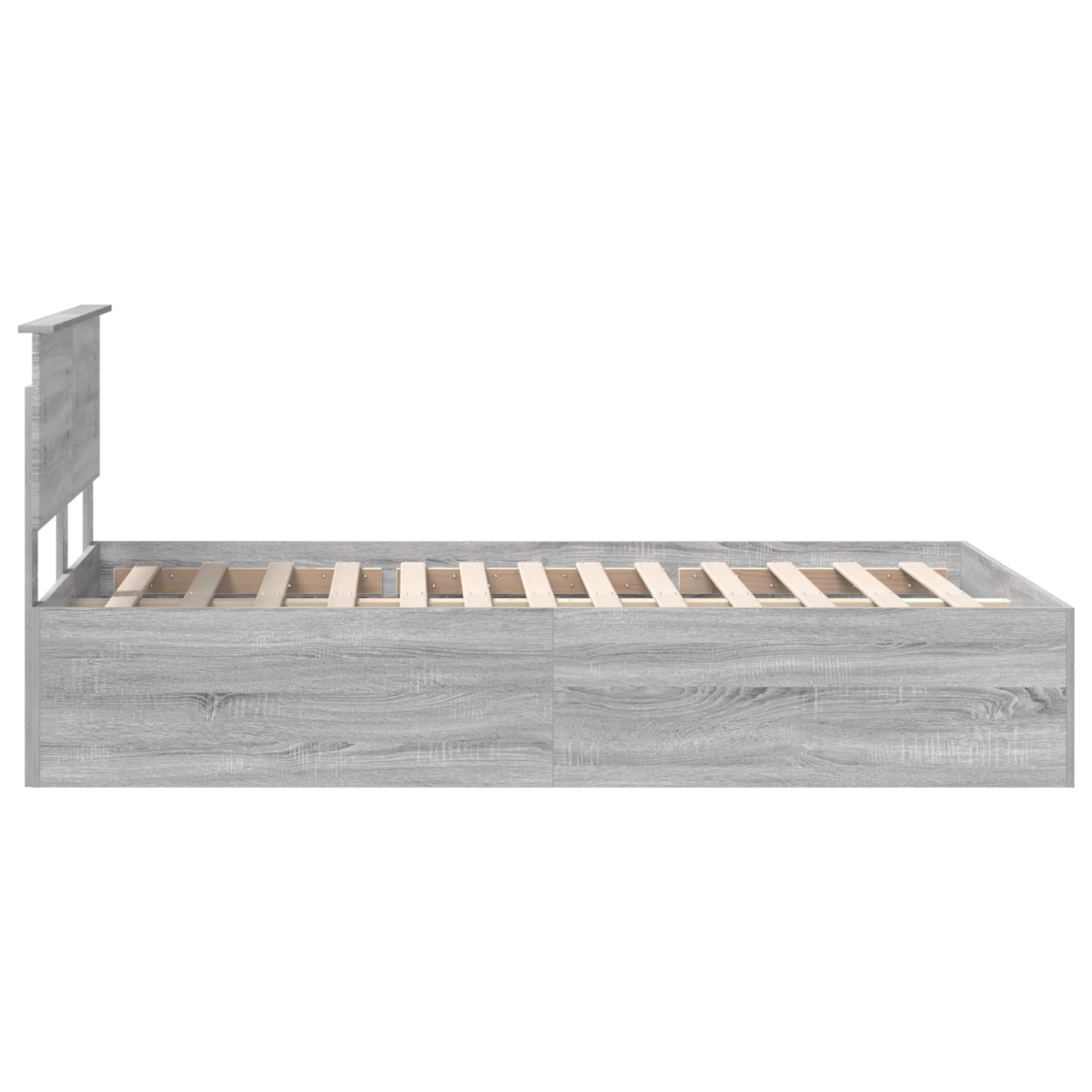 Struttura del letto con testiera Grigio Sonoma 120 x 190 cm 3408688