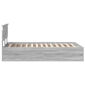 Struttura del letto con testiera Grigio Sonoma 120 x 190 cm 3408688