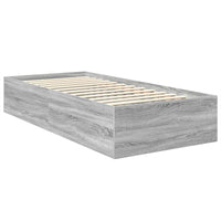Struttura del letto Grigio Sonoma 90 x 190 cm Legno multistrato 3408709