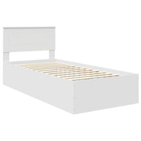 Struttura del letto Bianco 90 x 200 cm Legno multistrato 3408711