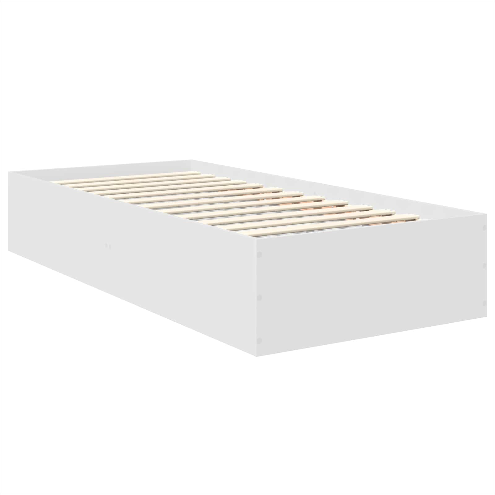 Struttura del letto Bianco 90 x 200 cm Legno multistrato 3408711