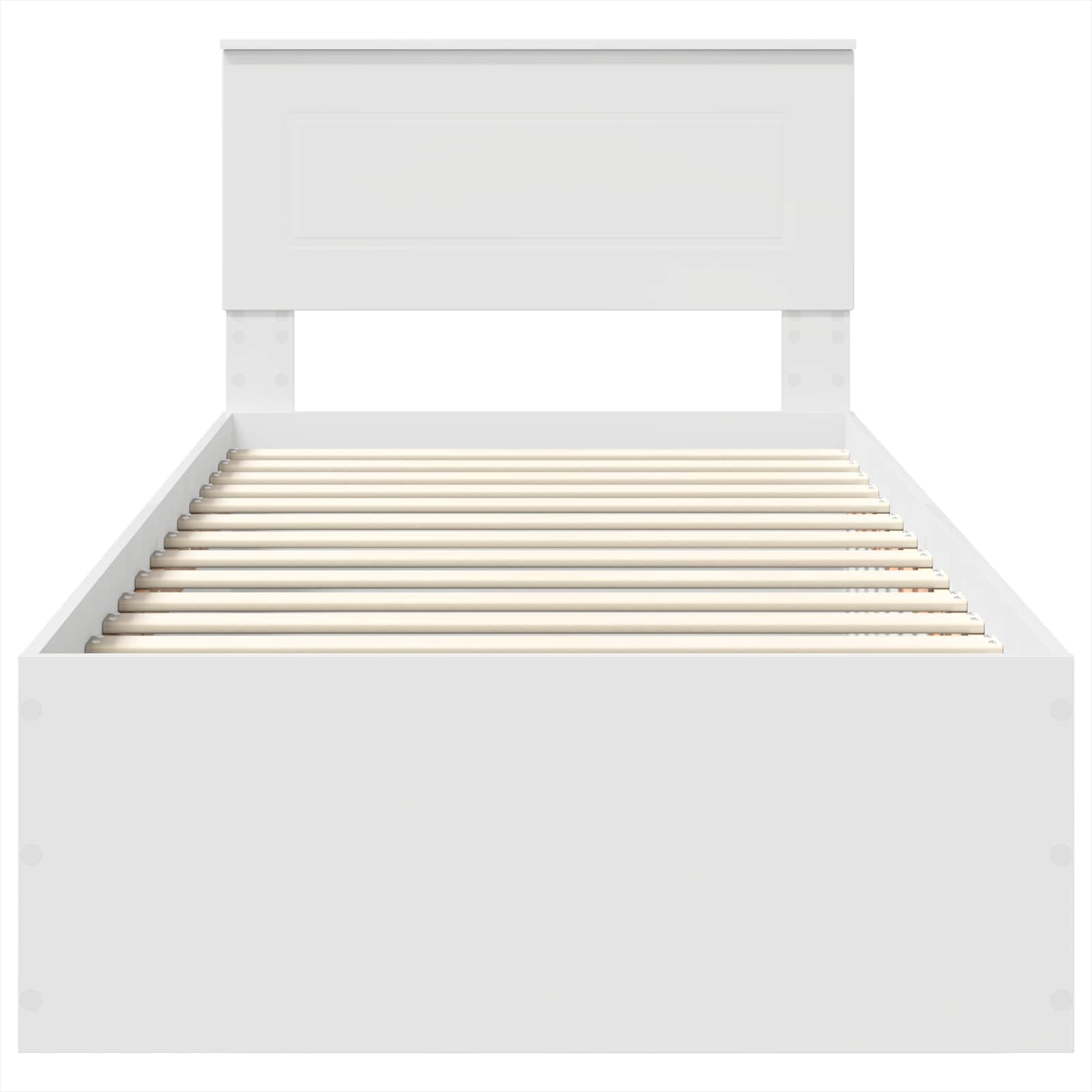 Struttura del letto Bianco 90 x 200 cm Legno multistrato 3408711