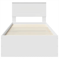 Struttura del letto Bianco 90 x 200 cm Legno multistrato 3408711