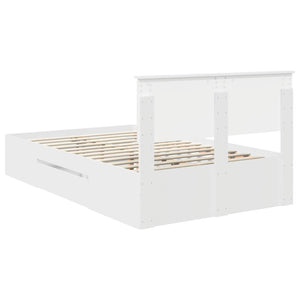 Struttura del letto Bianco 137 x 203 cm Legno multistrato 3408767