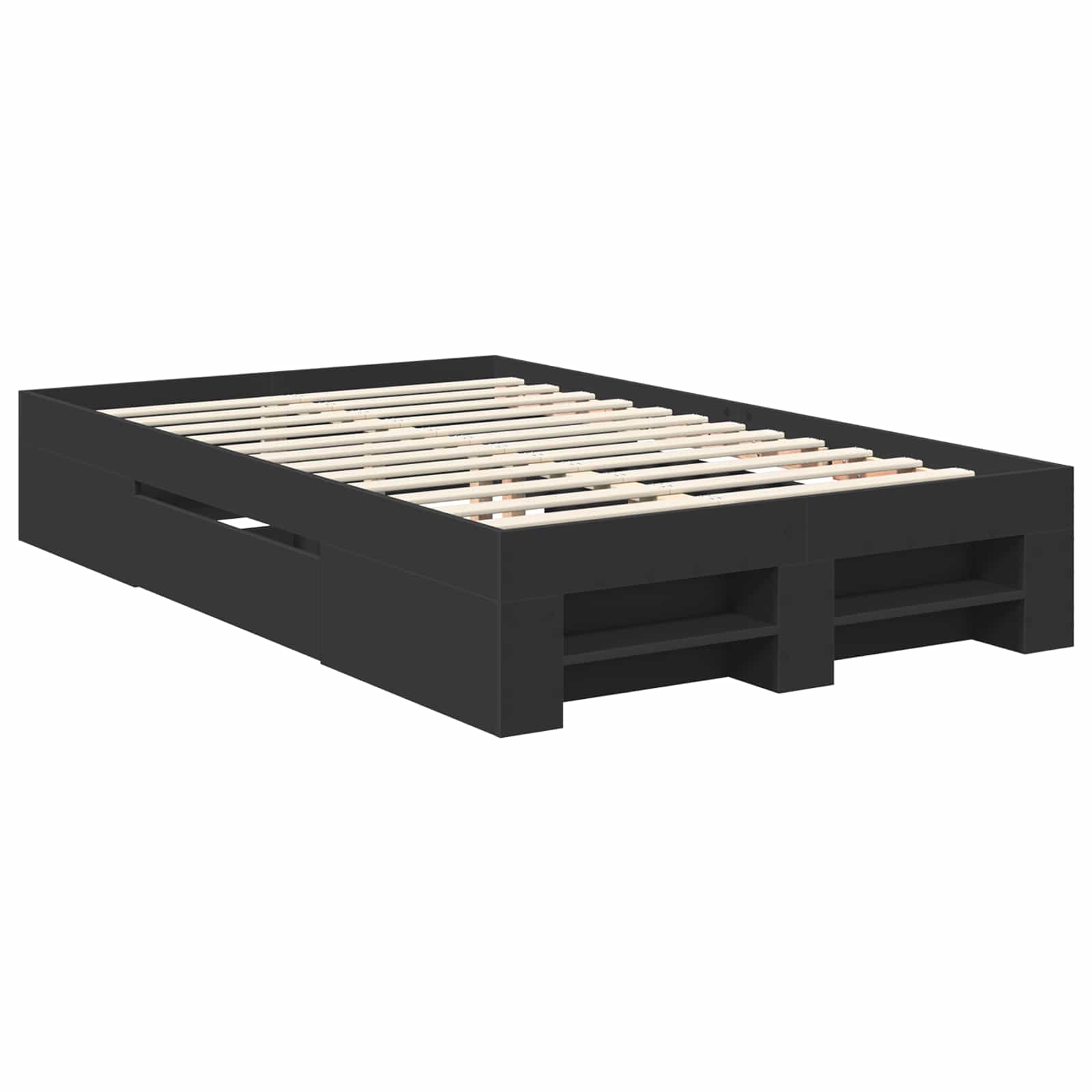 Struttura del letto Nero 137 x 203 cm Legno multistrato 3408768