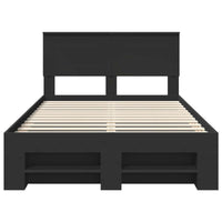 Struttura del letto Nero 137 x 203 cm Legno multistrato 3408768