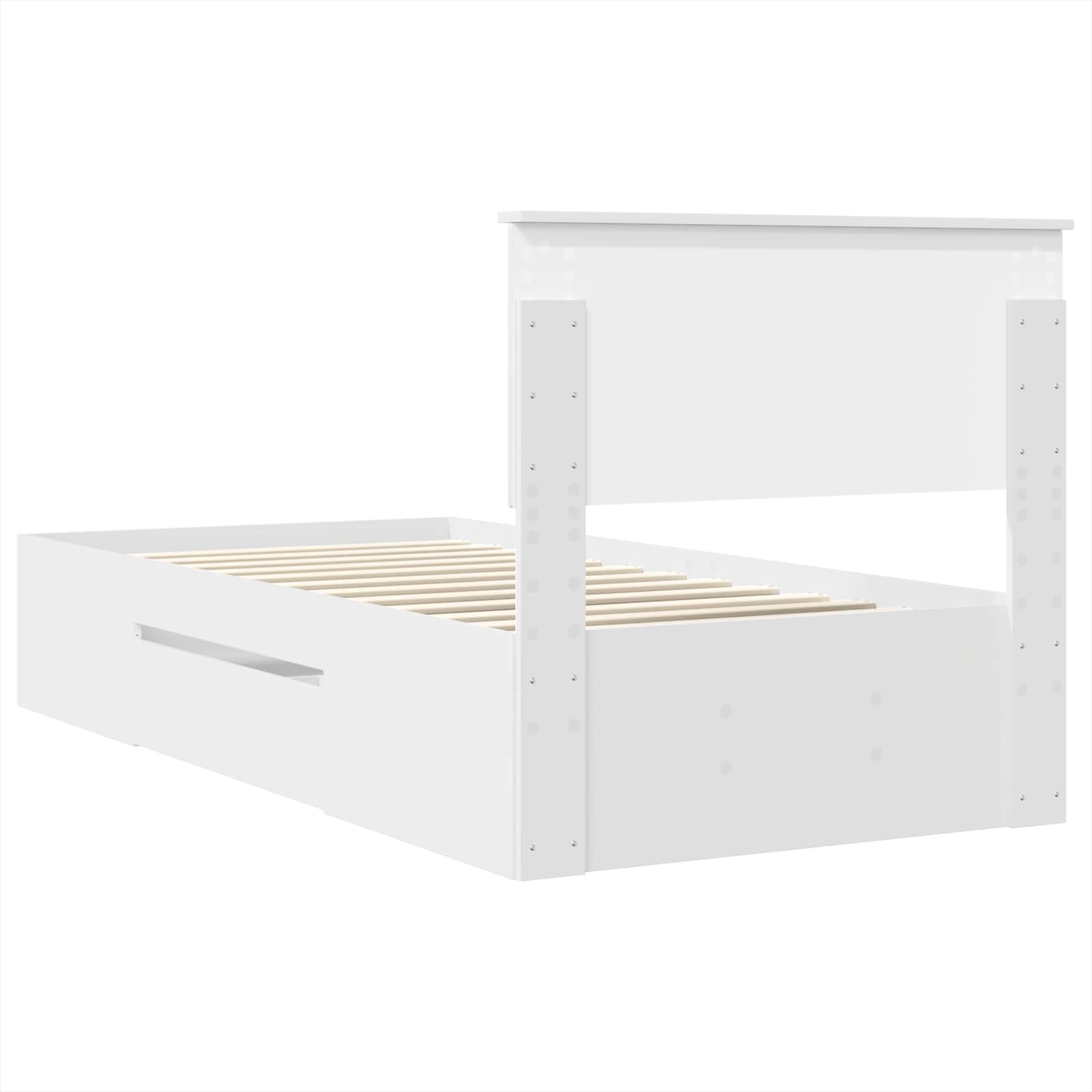Struttura del letto Bianco 90 x 200 cm Legno multistrato 3408795