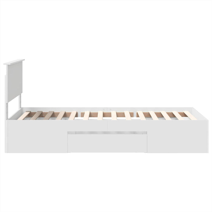 Struttura del letto Bianco 80 x 200 cm Legno multistrato 3408809