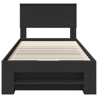 Struttura del letto Nero 80 x 200 cm Legno multistrato 3408810