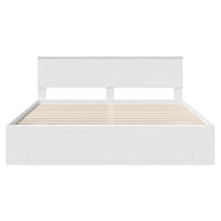 Struttura del letto Bianco 180 x 200 cm Legno multistrato 3408823