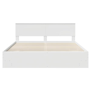 Struttura del letto Bianco 180 x 200 cm Legno multistrato 3408823