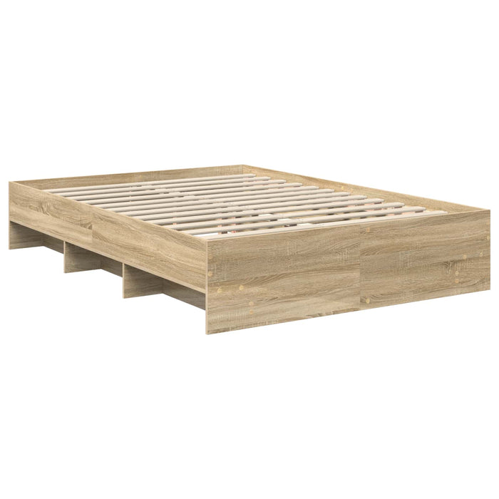 Struttura del letto con testiera Rovere Sonoma 160 x 200 cm 3408832