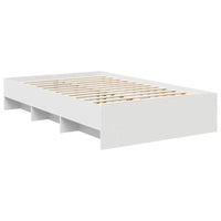 Struttura del letto Bianco 137 x 203 cm Legno multistrato 3408858