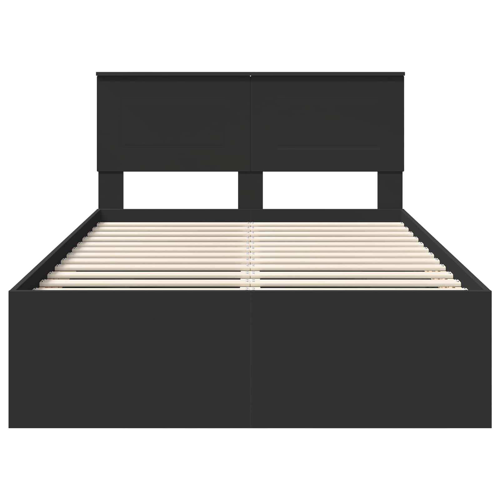 Struttura del letto Nero 137 x 203 cm Legno multistrato 3408859