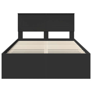 Struttura del letto Nero 137 x 203 cm Legno multistrato 3408859