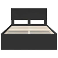 Struttura del letto Nero 120 x 123 cm Legno multistrato 3408873