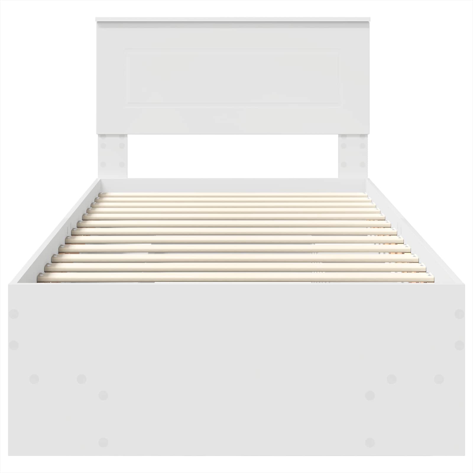 Struttura del letto Bianco 120 x 123 cm Legno multistrato 3408879