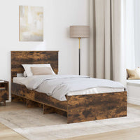 Struttura del letto Rovere fumé 90 x 200 cm Legno multistrato 3408890