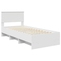 Struttura del letto Bianco 90 x 200 cm Legno multistrato 3408893