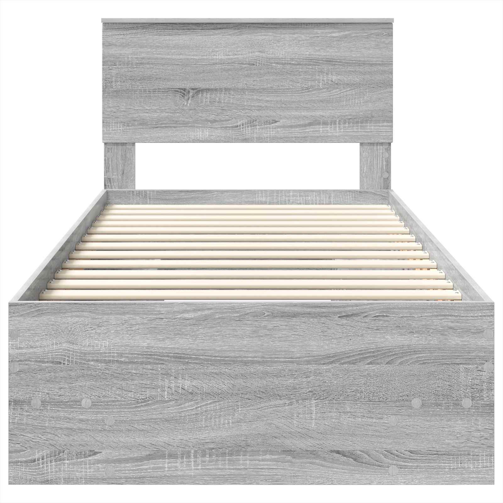 Struttura del letto Grigio Sonoma 80 x 200 cm Legno multistrato 3408905
