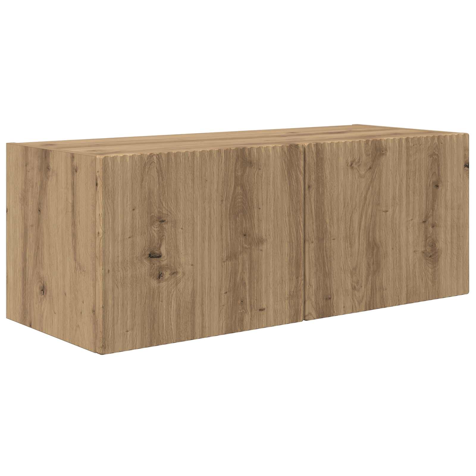 Set di Mobiletto da TV a Parete 4 pcs Rovere artigianale