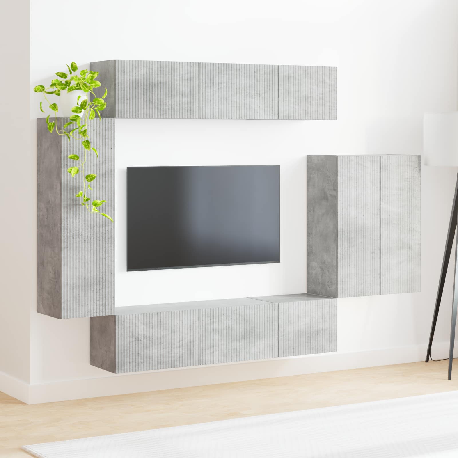 6 pcs Grigio cemento 3408955