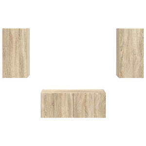 Set mobile TV 2 pcs Rovere Sonoma Legno multistrato 3408963