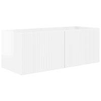 Set mobile TV 2 pcs Bianco Lucido Legno multistrato 3408965