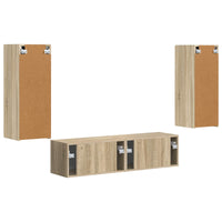 Set mobile TV 2 pcs Rovere Sonoma Legno multistrato 3408972