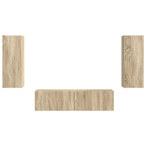 Set mobile TV 2 pcs Rovere Sonoma Legno multistrato 3408972