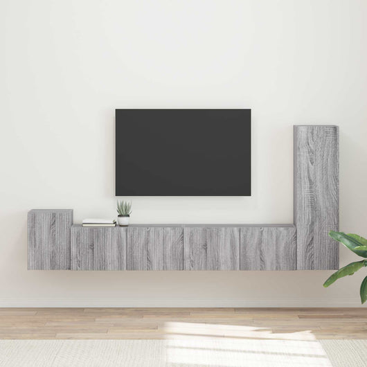 Set mobile TV 3 pcs Grigio Sonoma Legno multistrato 3409021