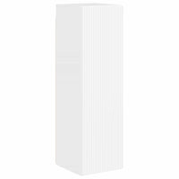 Set mobile TV 4 pcs Bianco Lucido Legno multistrato 3409037