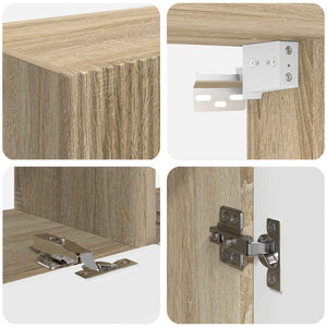 Set mobile TV 6 pcs Rovere Sonoma Legno multistrato 3409062