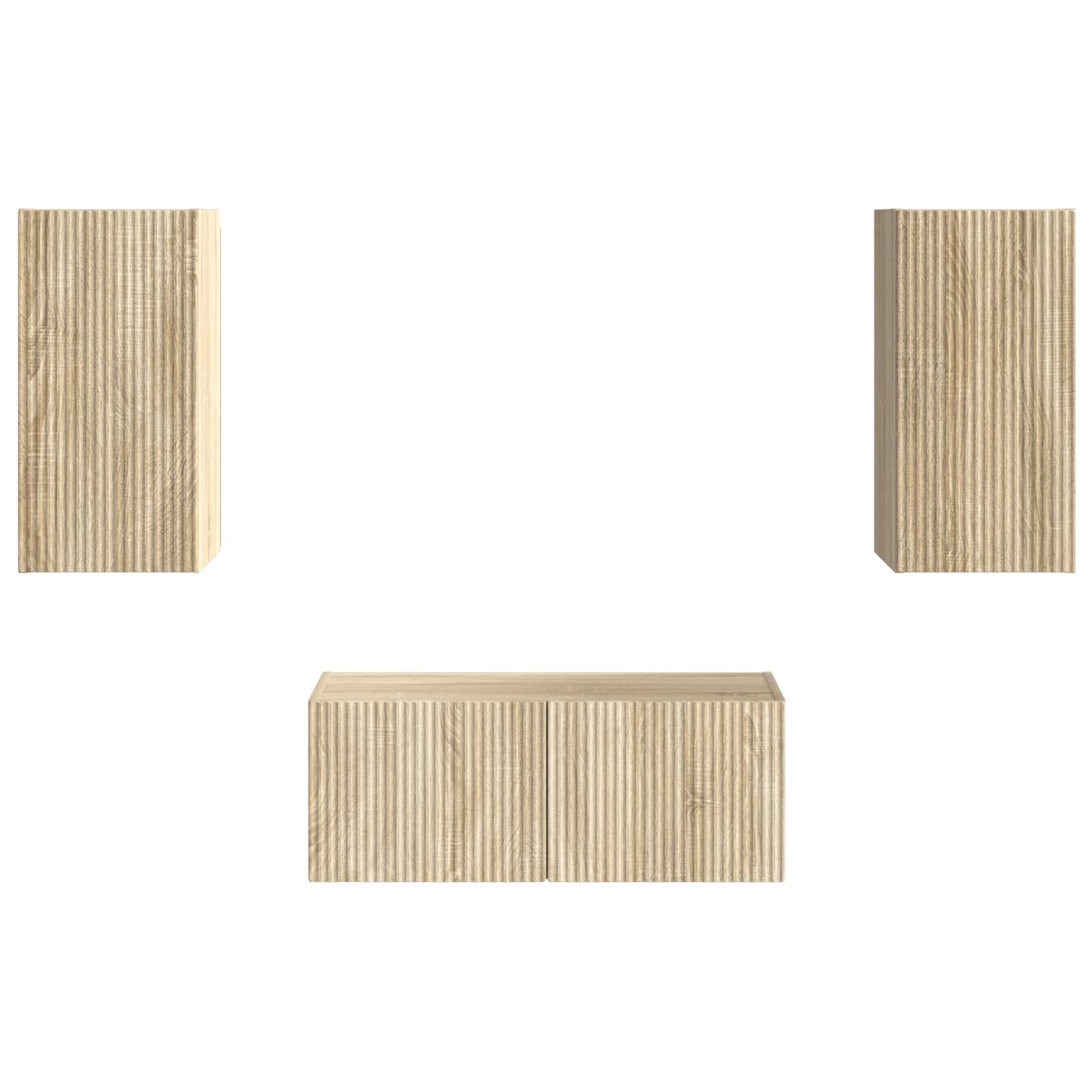 Set mobile TV 6 pcs Rovere Sonoma Legno multistrato 3409062