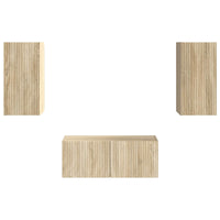 Set mobile TV 6 pcs Rovere Sonoma Legno multistrato 3409062