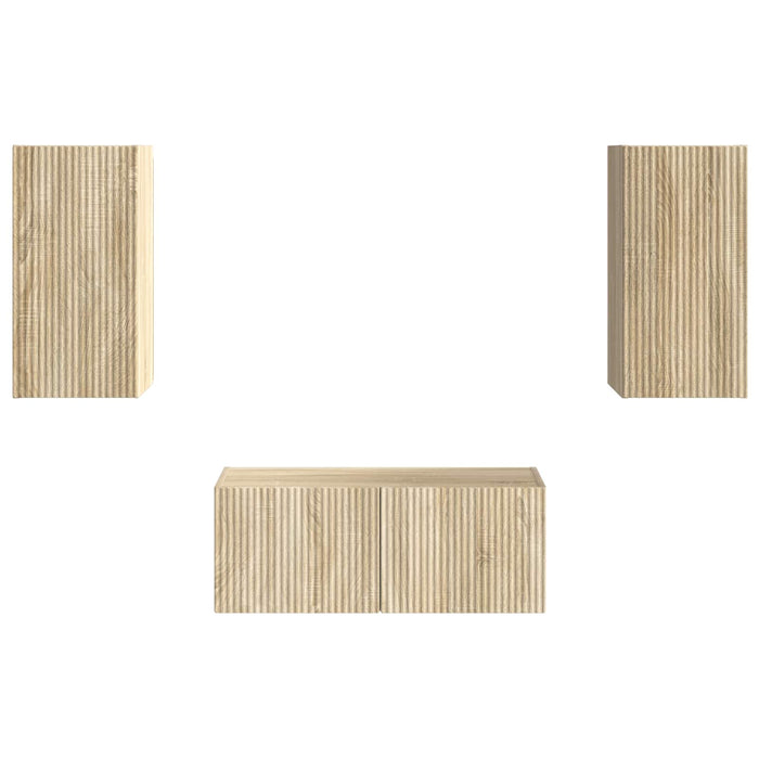 Set mobile TV 6 pcs Rovere Sonoma Legno multistrato 3409062
