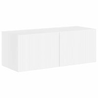 Set mobile TV 6 pcs Bianco Lucido Legno multistrato 3409064