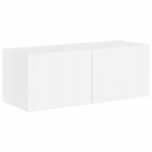 Set mobile TV 6 pcs Bianco Lucido Legno multistrato 3409064