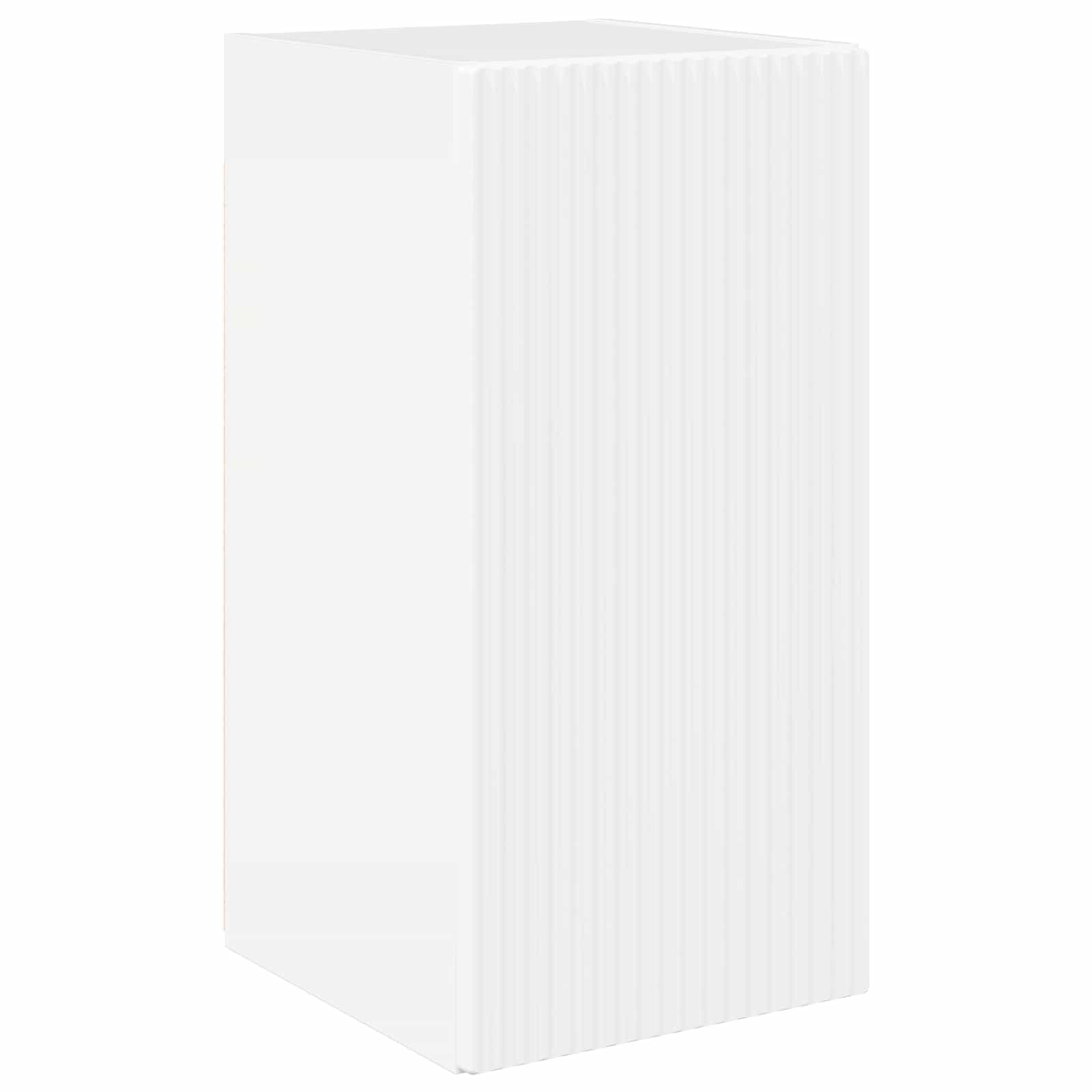 Set mobile TV 6 pcs Bianco Lucido Legno multistrato 3409064