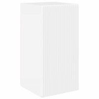 Set mobile TV 6 pcs Bianco Lucido Legno multistrato 3409064