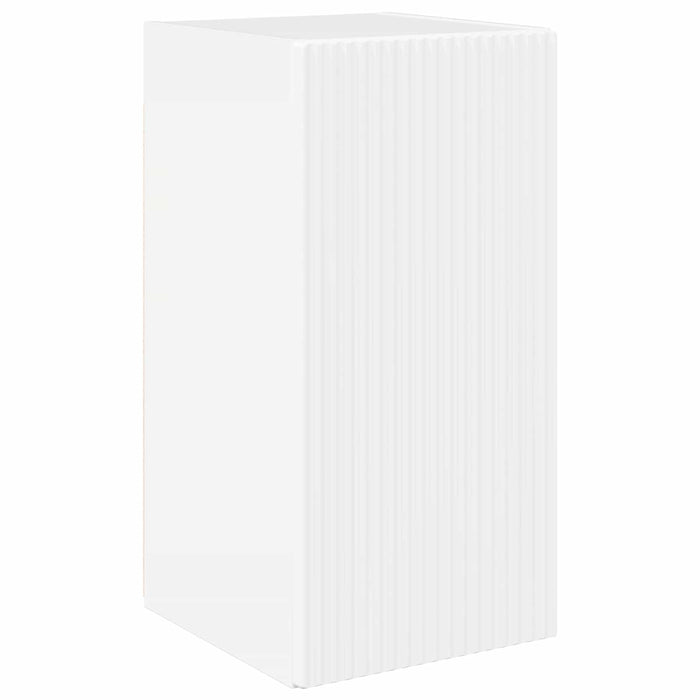 Set mobile TV 6 pcs Bianco Lucido Legno multistrato 3409064