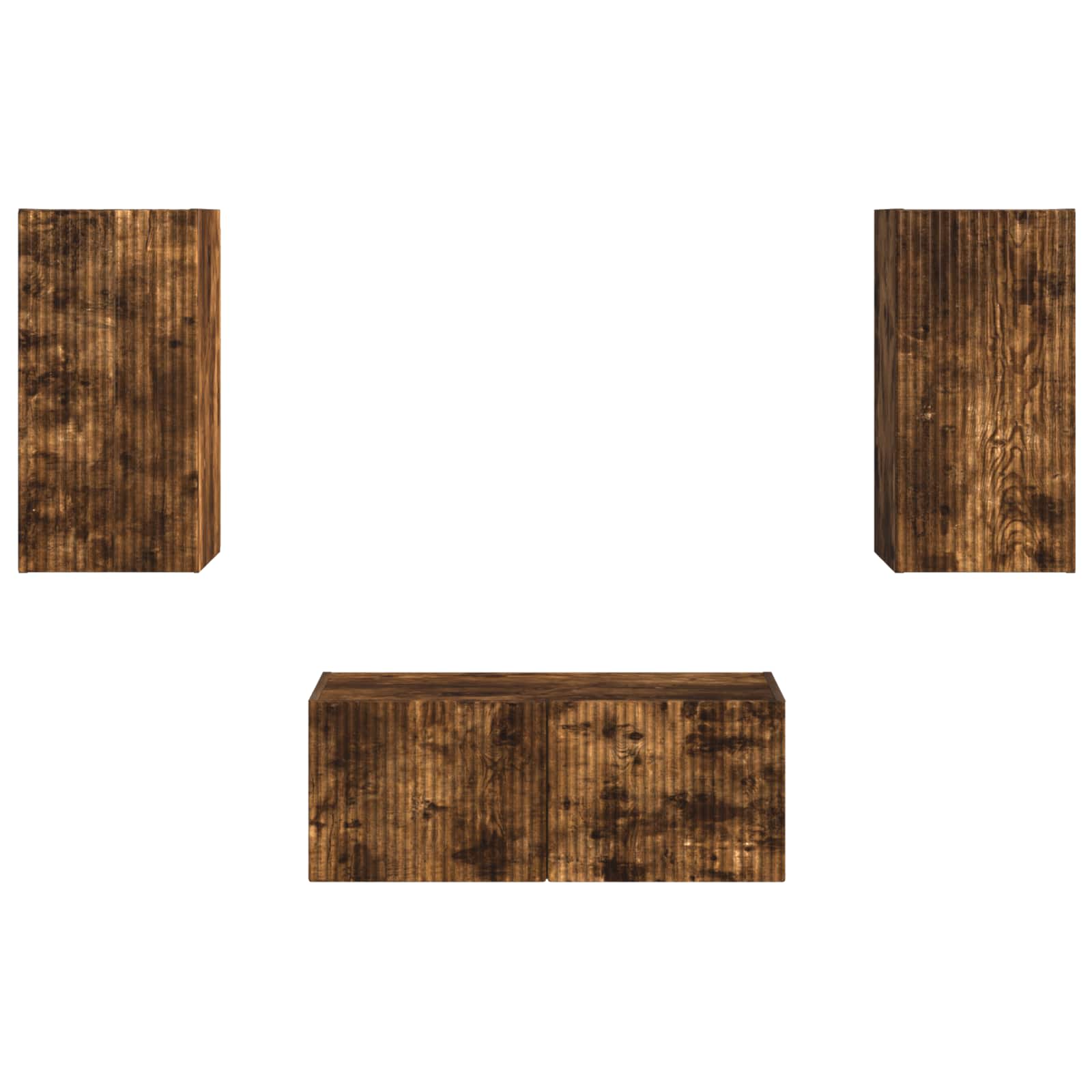 Set mobile TV 6 pcs Rovere fumé Legno multistrato 3409065