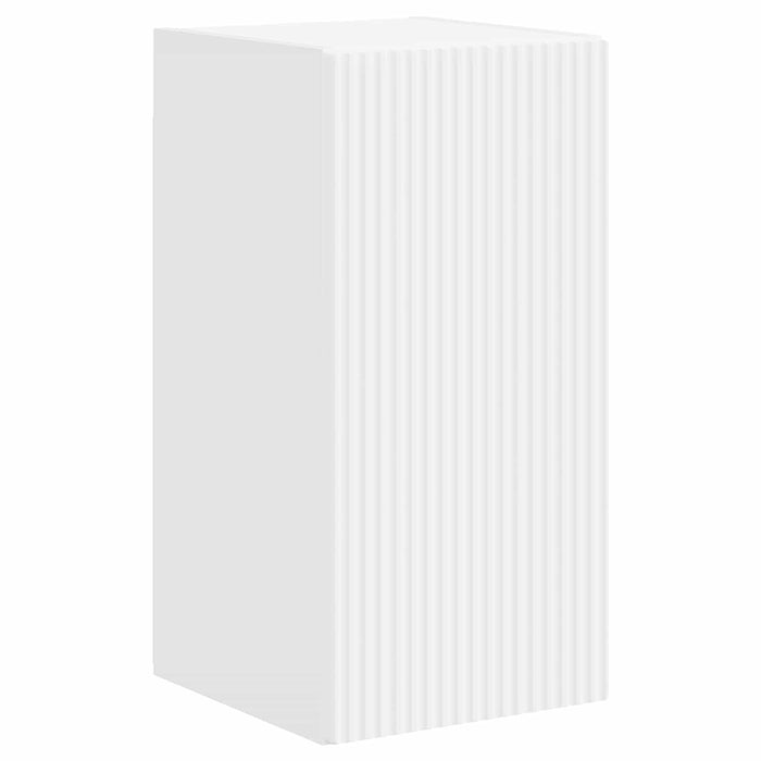 Set mobile TV Montaggio a parete 3 pcs Bianco Legno multistrato 3409069