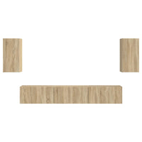 Set mobile TV 3 pcs Rovere Sonoma Legno multistrato 3409071